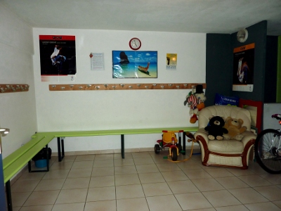 Vestiaire de l'école Grassoise de Judo